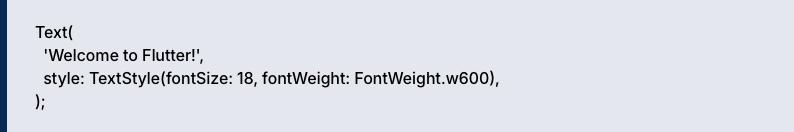 Text Widget