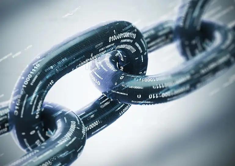 Blockchain Chain Visual