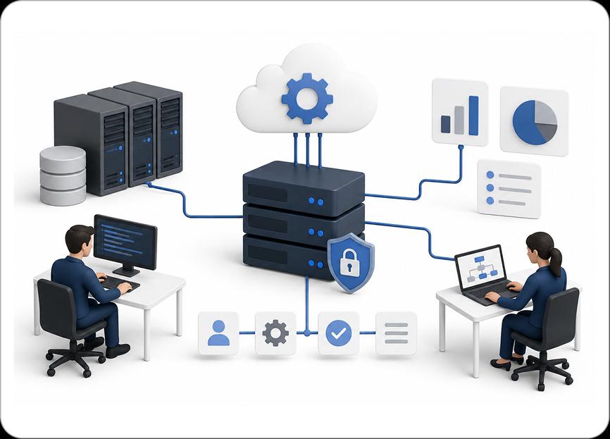 Enterprise teams scaling digital operations with Debut Infotech