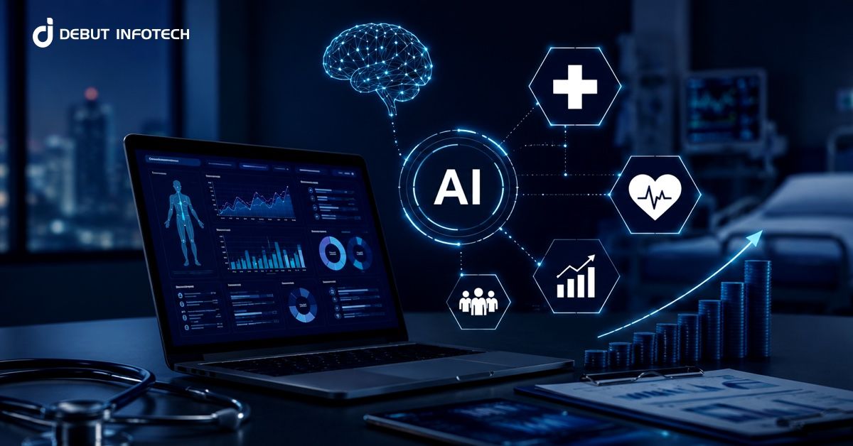 The Business Impact of AI in Healthcare: Benefits, Applications, Challenges & Future Trends (2026)