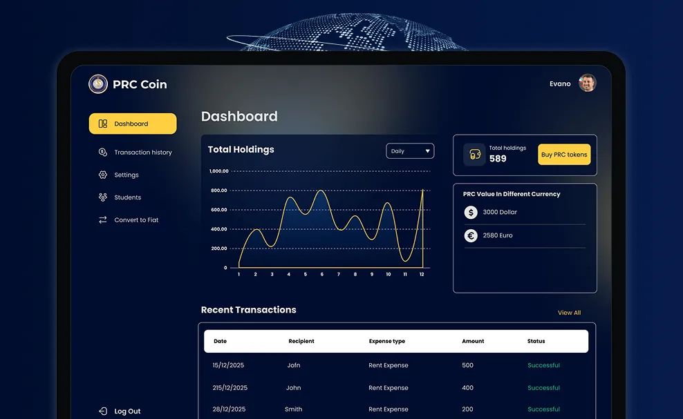 PRC – A Blockchain-Based Exchange and ICO Platform for Real Estate Finance