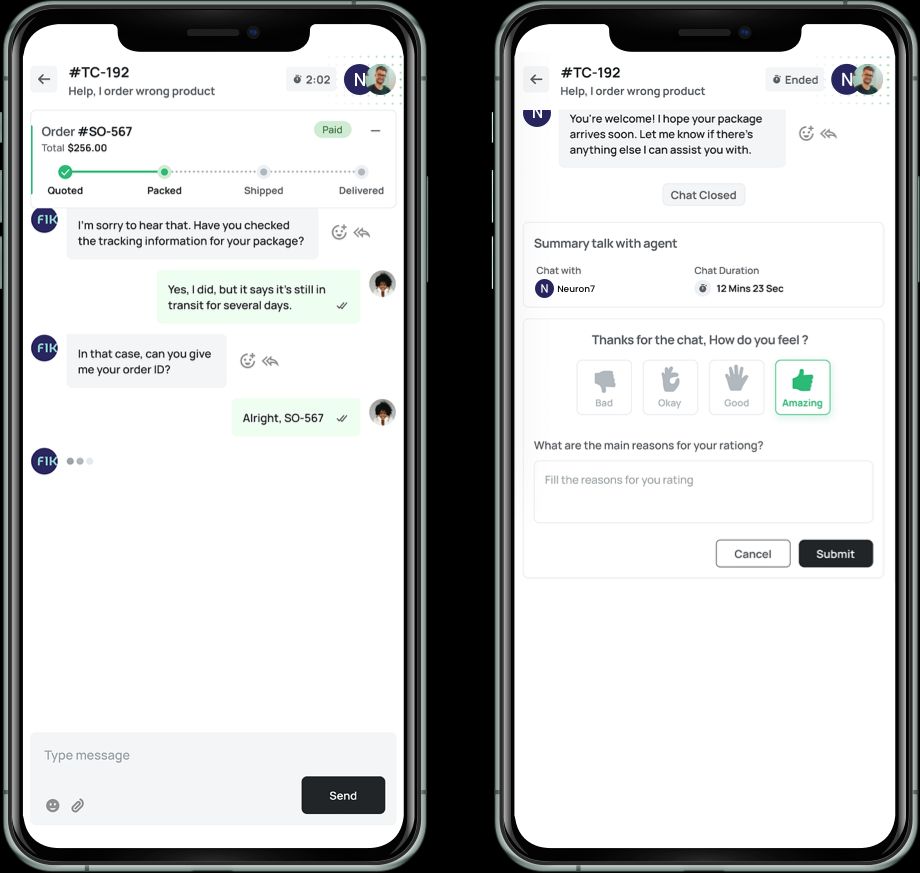 A Comprehensive Customer Support System for E-Commerce