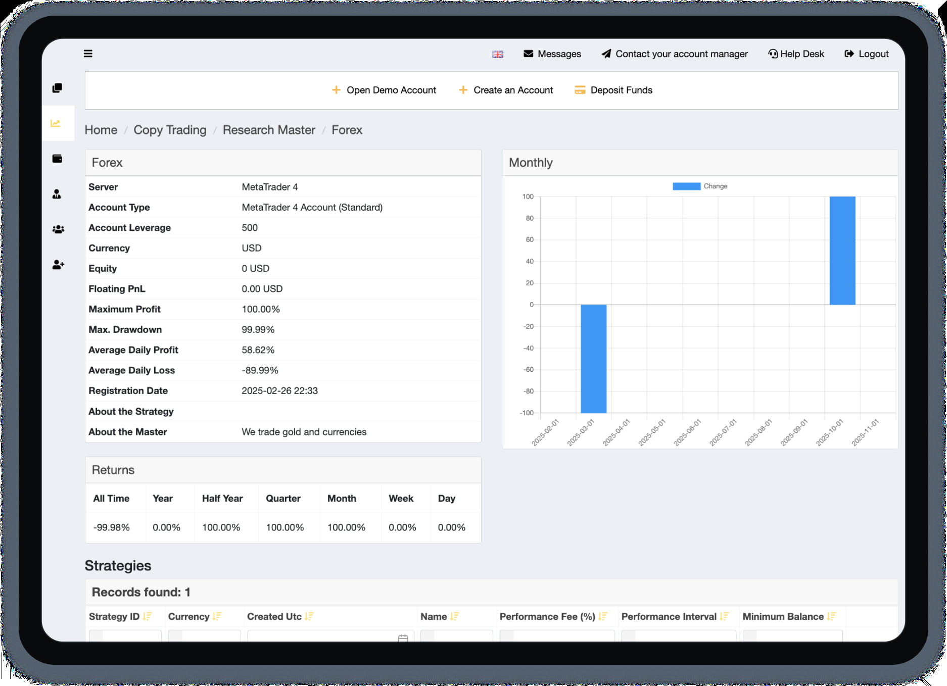 A Cutting-Edge Platform for Secure and Efficient Forex Trading