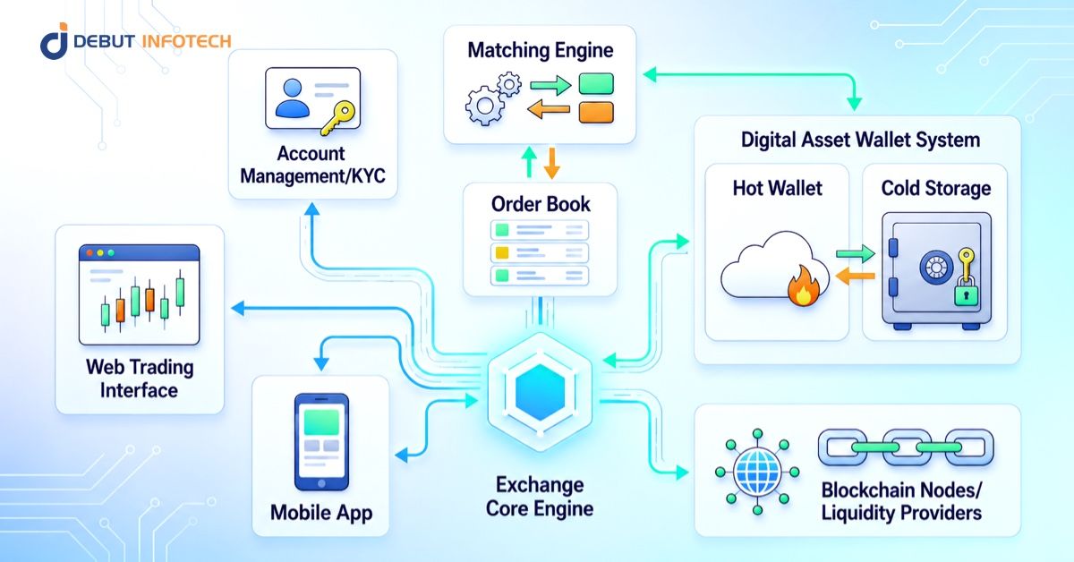 Cryptocurrency Exchange Architecture: Building a Secure and Scalable System