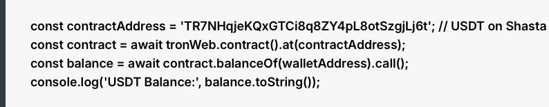 Adding TRC-20 Token Support