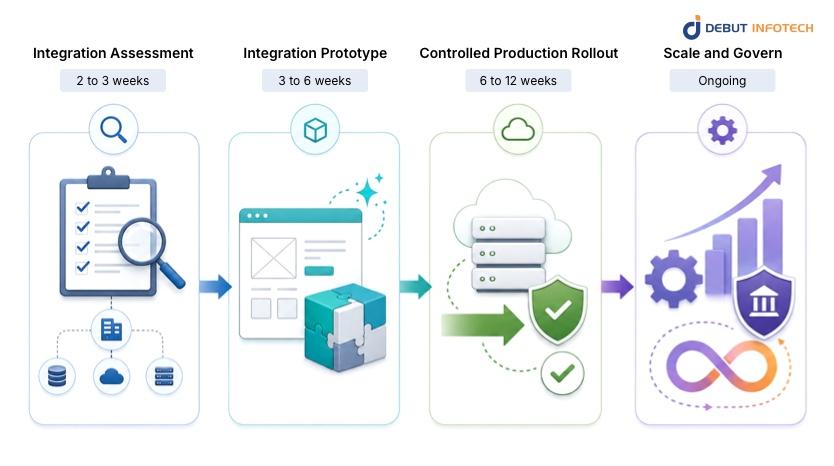 How Should Enterprises Structure an AI Integration Roadmap?