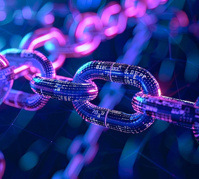 Blockchain Chain Visual