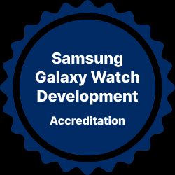 Samsung Galaxy Watch Development Accreditation