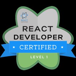 React.js Developer Certification