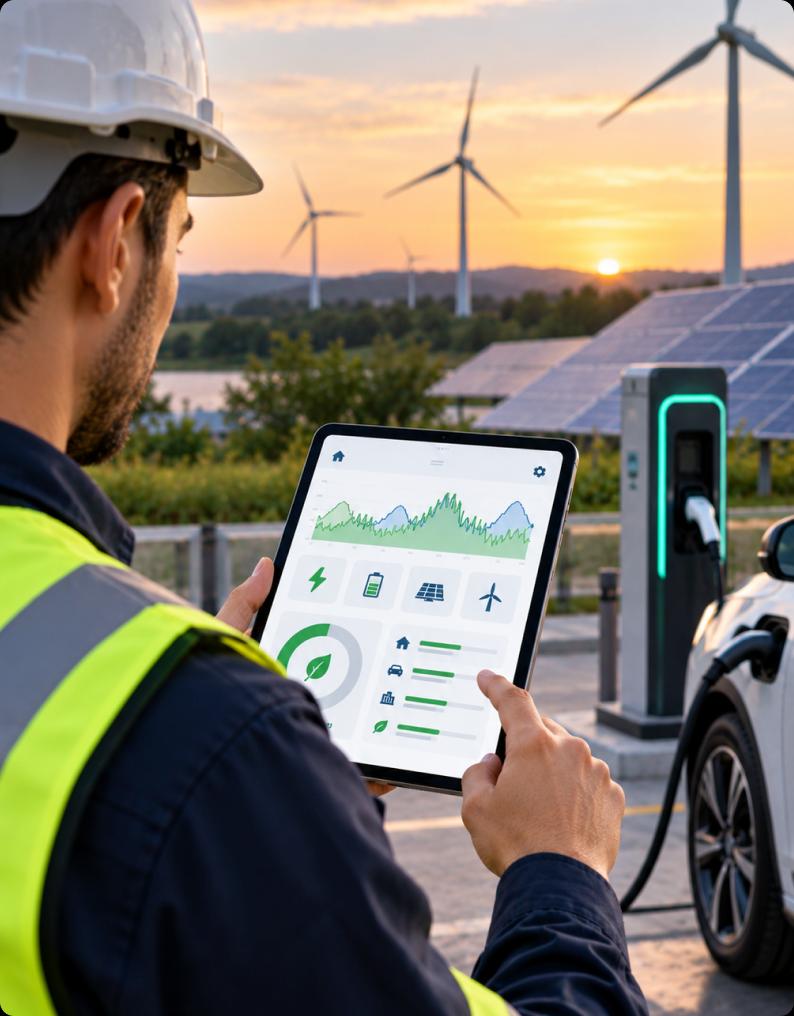 Electric Vehicle mobile app development