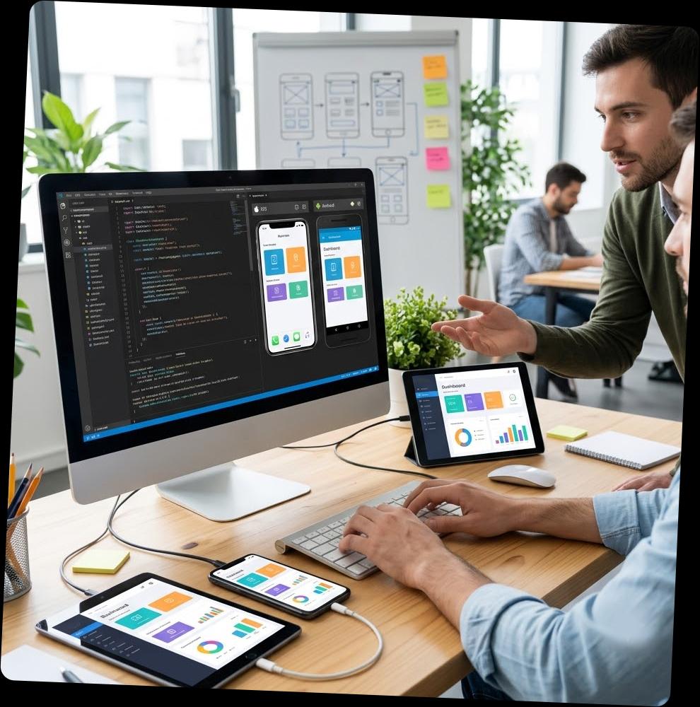Hybrid mobile app development