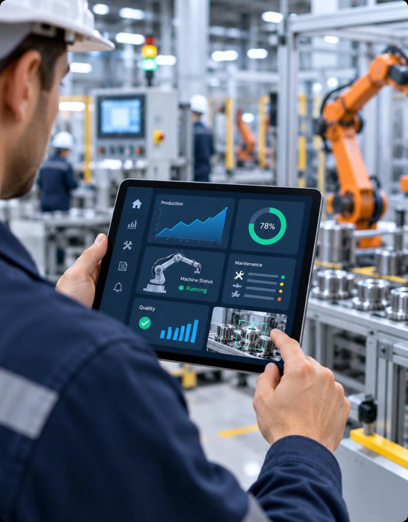Manufacturing mobile app development