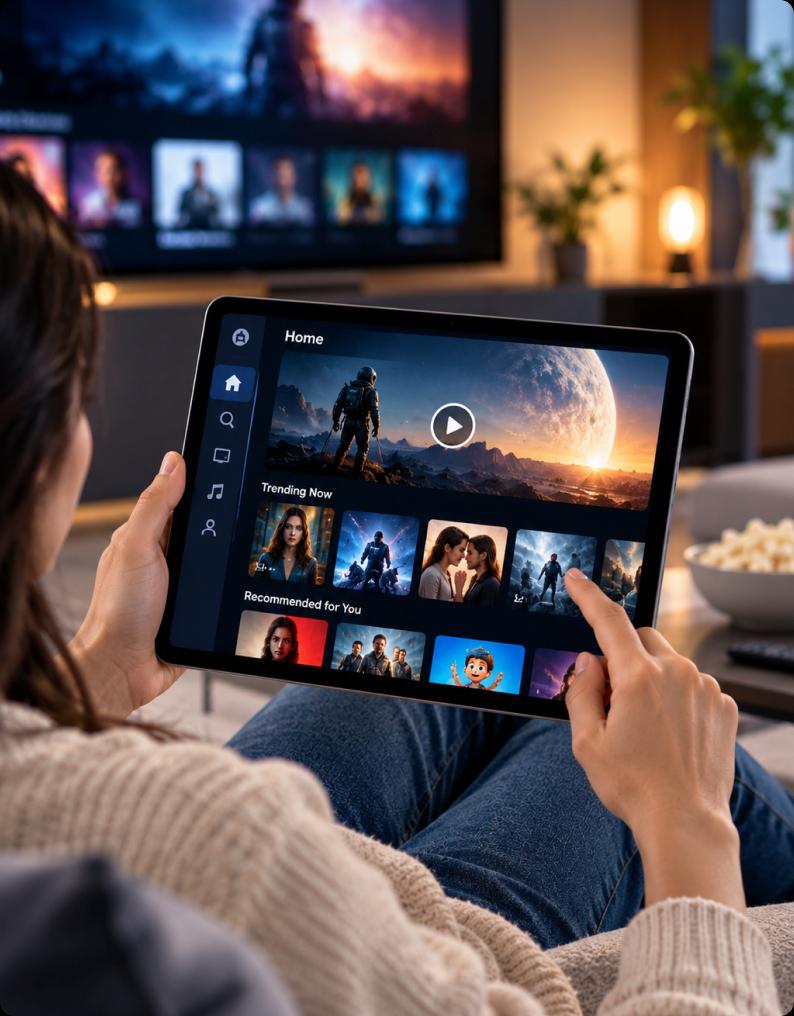 Entertainment mobile app development