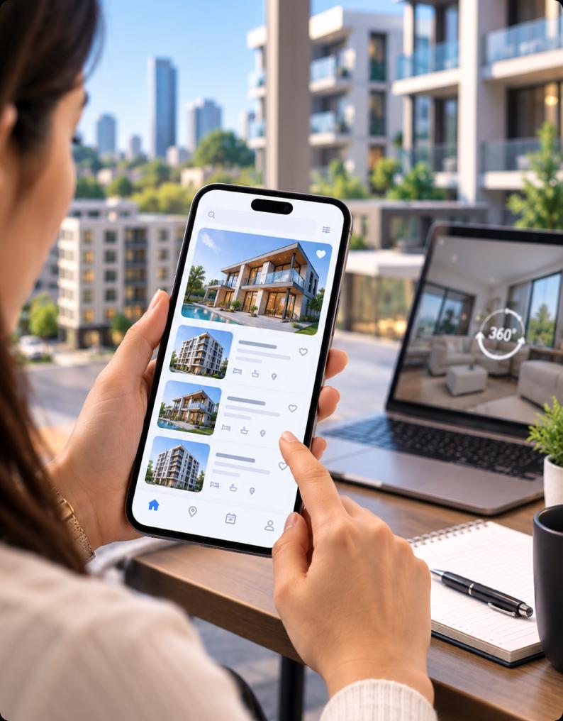 Real Estate mobile app development