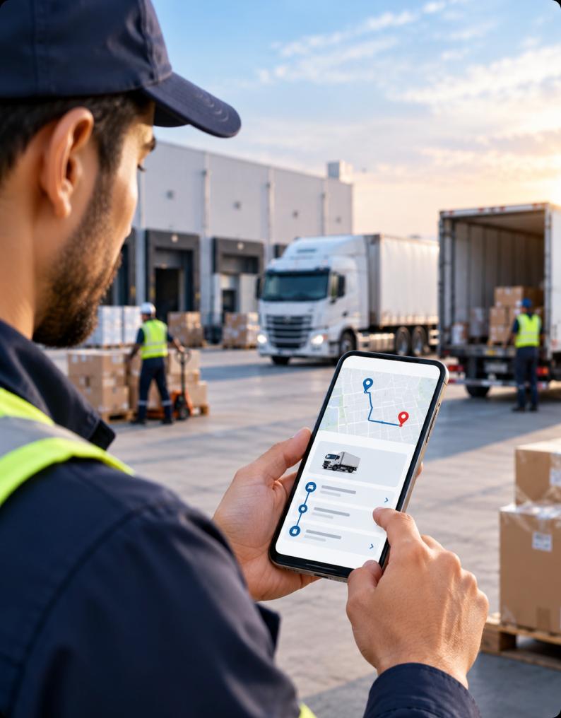 Logistics mobile app development