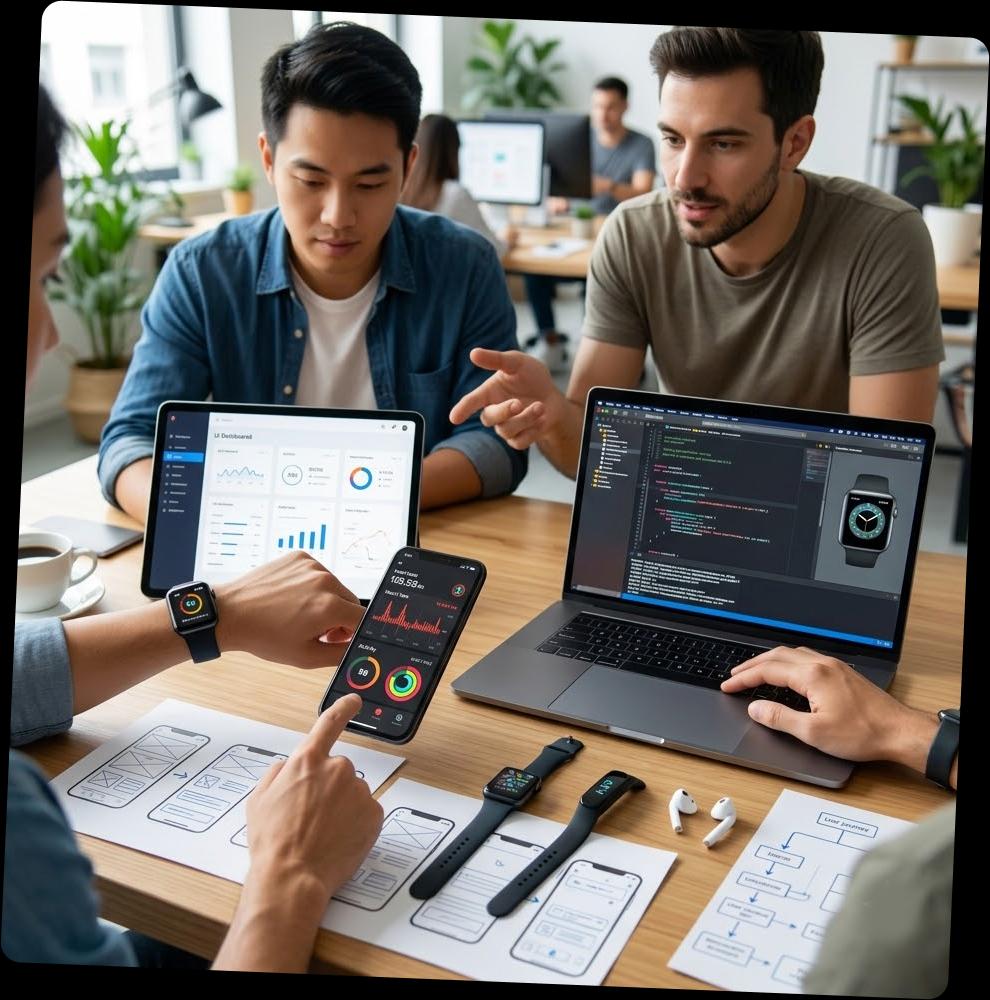 Wearable mobile app development